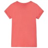 Kinder-T-Shirt Korallenrosa 104