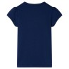 Kinder-T-Shirt Marineblau 140