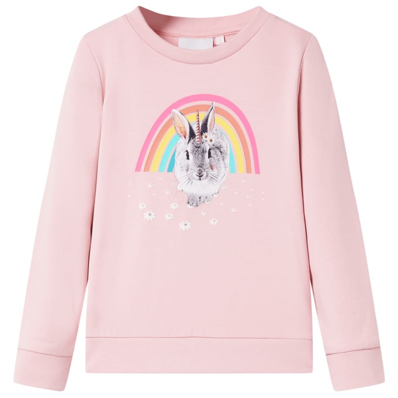 Kinder-Sweatshirt Hellrosa 140