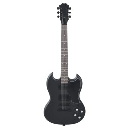 E-Gitarre für Anfänger mit Tasche Schwarz 4/4 39"