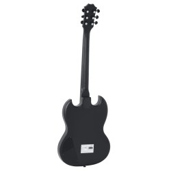 E-Gitarre für Anfänger mit Tasche Schwarz 4/4 39"