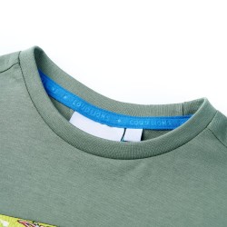 Kinder-Kurzarmshirt Khaki 116