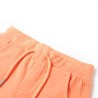 Kindershorts mit Kordelzug Neonorange 116