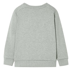 Kinder-Sweatshirt Hellkhaki Melange 92