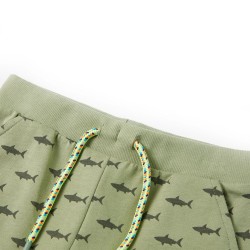 Kindershorts mit Kordelzug Helles Khaki 104