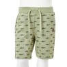 Kindershorts mit Kordelzug Helles Khaki 104