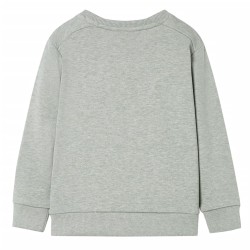 Kinder-Sweatshirt Hellkhaki Melange 116