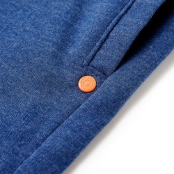 Kindershorts mit Kordelzug Dunkelblau Melange 104