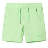 Kindershorts Fluo-Grün 104