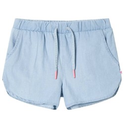 Kindershorts Helles Jeansblau 104