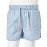 Kindershorts Helles Jeansblau 104