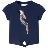 Kinder-T-Shirt Marineblau 92