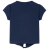 Kinder-T-Shirt Marineblau 92