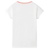 Kinder-T-Shirt Ecru 116