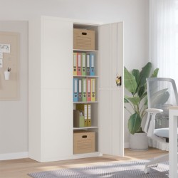 Aktenschrank Weiß 90x40x180...