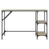 Schreibtisch Sonoma-Eiche 120x50x75 cm Metall Holzwerkstoff