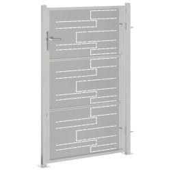 Gartentor 100x125 cm Edelstahl