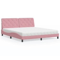 Bett mit Matratze Rosa...