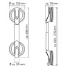 RIDDER Teleskop-Haltegriff mit Saugnapf 12,5 cm 100 kg A0150301