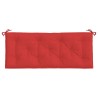 Gartenbank-Auflagen 2 Stk. Rot 120x50x7 cm Oxford-Gewebe