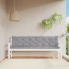 Gartenbank-Auflagen 2 Stk. Grau 200x50x7 cm Oxford-Gewebe