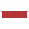 Gartenbank-Auflagen 2 Stk. Rot 200x50x7 cm Oxford-Gewebe