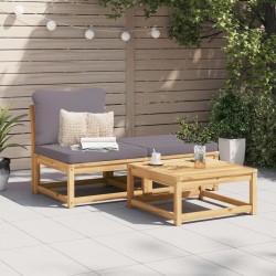 3-tlg. Garten-Lounge-Set...