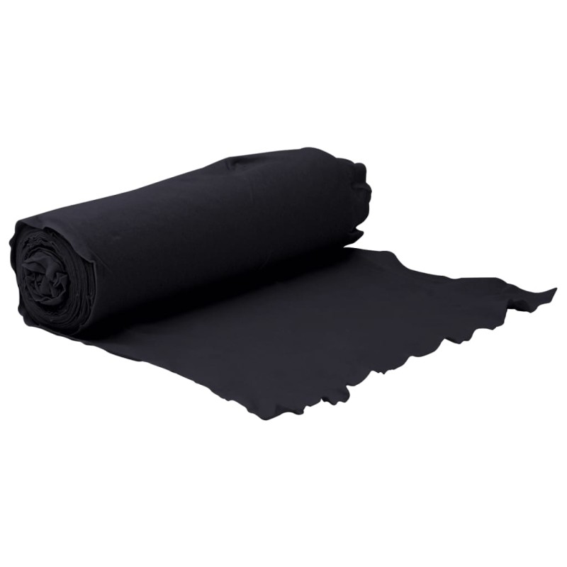 Geotextil-Vlies Schwarz 1x10 m Polyesterfaser