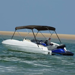 3-Bow Bimini-Top Schwarz...