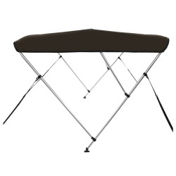 3-Bow Bimini-Top Schwarz 183x180x137 cm