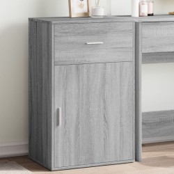 Beistellschrank Grau Sonoma 56,5x39x90 cm Holzwerkstoff