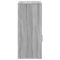 Beistellschrank Grau Sonoma 56,5x39x90 cm Holzwerkstoff