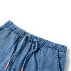 Kindershorts Jeansblau 140