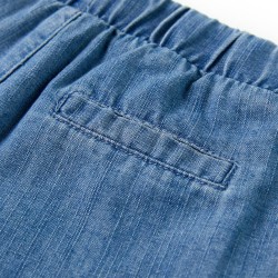 Kindershorts Jeansblau 140