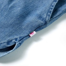 Kindershorts Jeansblau 140