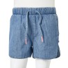 Kindershorts Jeansblau 140