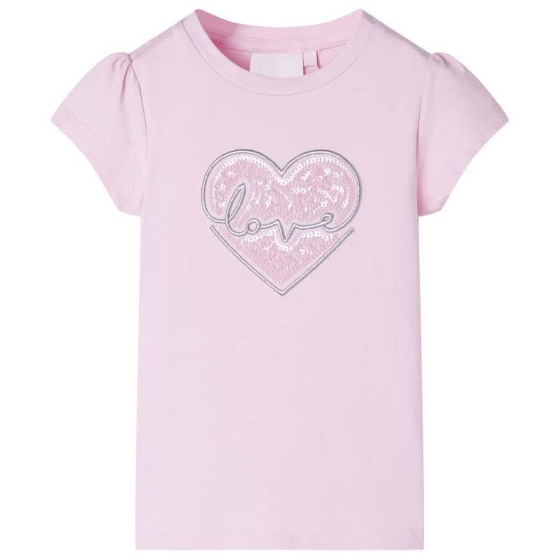 Kinder-T-Shirt Hellrosa 104