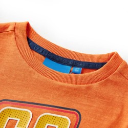 Kinder-Langarmshirt Dunkelorange 104