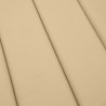 Sonnenliegen-Auflage Melange Beige 186x58x3 cm Stoff