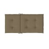 Niedriglehner-Auflagen 4 Stk. Melange Taupe 100x50x4 cm Stoff