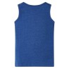 Kinder-Tanktop Dunkelblau Melange 92