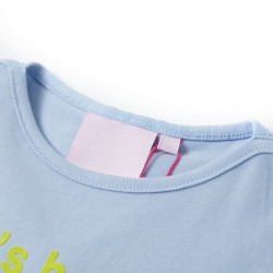 Kinder-T-Shirt Hellblau 140