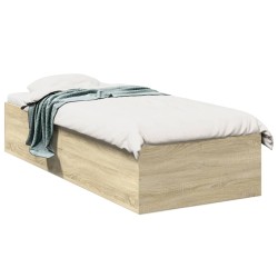 Bettgestell Sonoma-Eiche 90x190 cm Holzwerkstoff