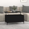 Couchtisch Schwarz 90x44,5x45 cm Holzwerkstoff