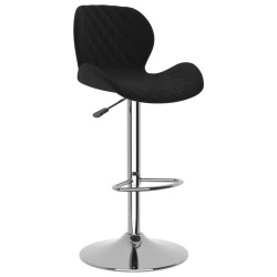 Barhocker 2 Stk. Schwarz Samt