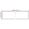 Balkon-Sichtschutz Steinoptik Grau 400x90 cm PVC