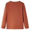 Kinder-Langarmshirt Cognac 104