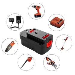 Ersatzakku 18V für Black & Decker Li-Ion, 6800mAh, Kompatibel mit verschiedenen Modellen