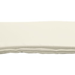 Garten-Sitzkissen 2 Stk. Creme 45x45x2 cm Quadratisch