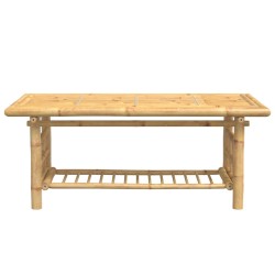 Couchtisch 110x55x45 cm Bambus